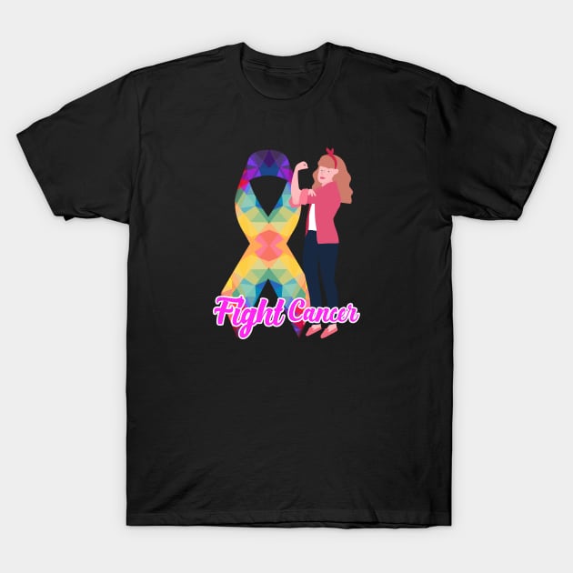 Fight again cancer T-Shirt by Kencur